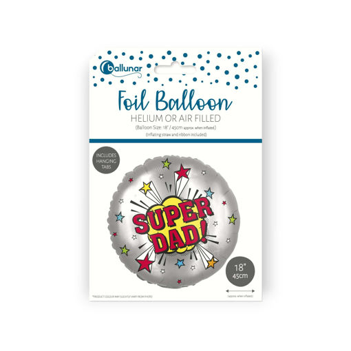 Picture of SUPER DAD FOIL BALLOON 18 45CM
